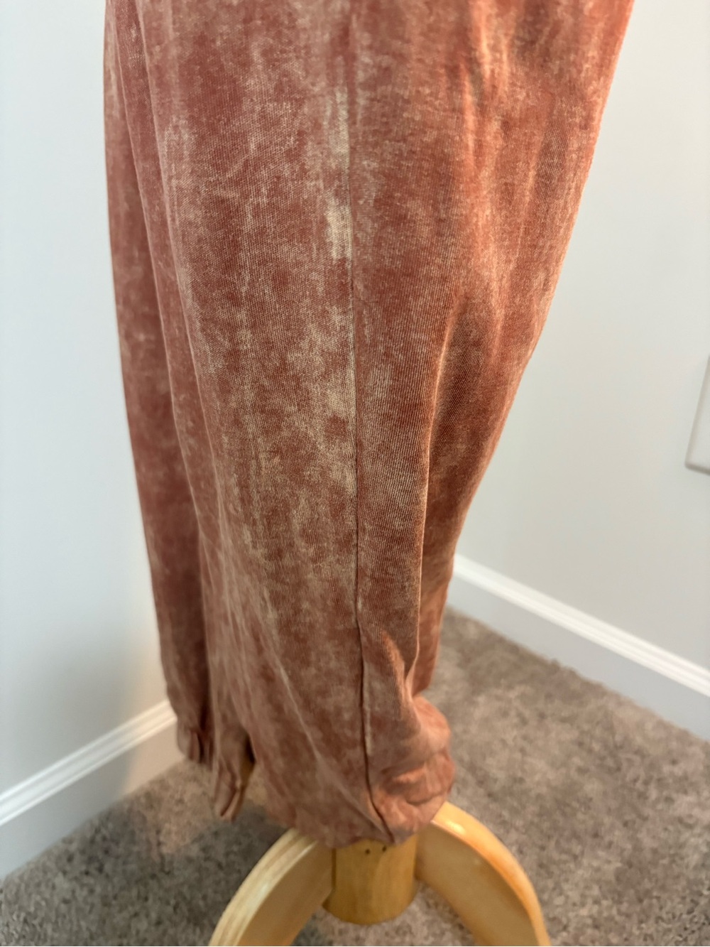 Zenana Outfitters Rust Mineral-Wash Joggers - Picture 6 of 12